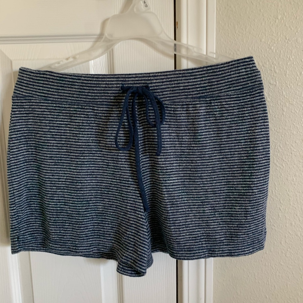 Blue Striped pajama bottoms